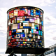 Image for article titled Stained-Plexiglas Watertower Illuminates the Brooklyn Skyline in Dazzling Color